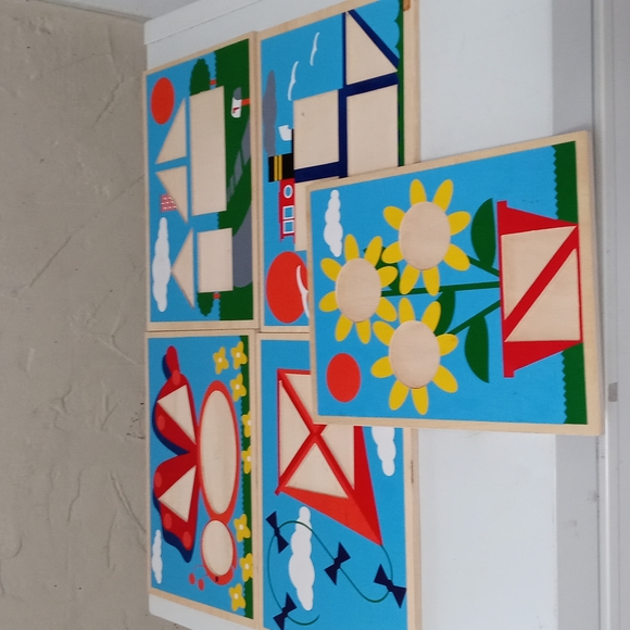 Melissa & Doug Beginner Pattern Blocks - Picture 6 of 8